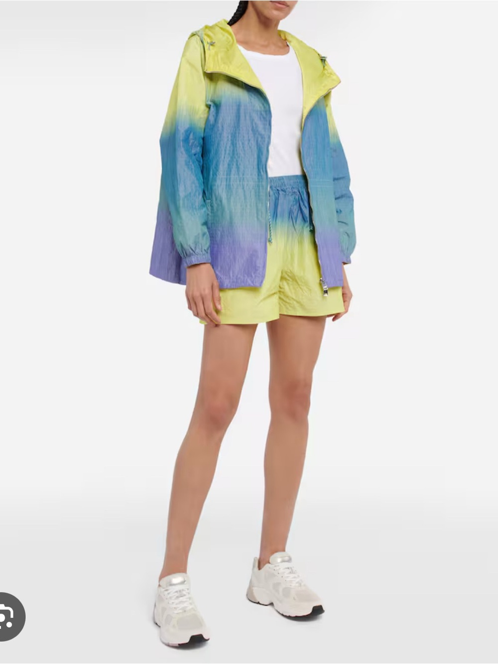 Tory Burch Ripstop Gradient Anorak Windbreaker - Picture 7 of 11